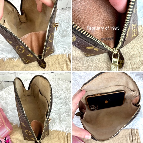 Louis Vuitton Demi Ronde Crossbody Pouch bag with chain, scarf and dust bag - Picture 8 of 16